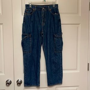 Etica cargo button fly jeans size 28